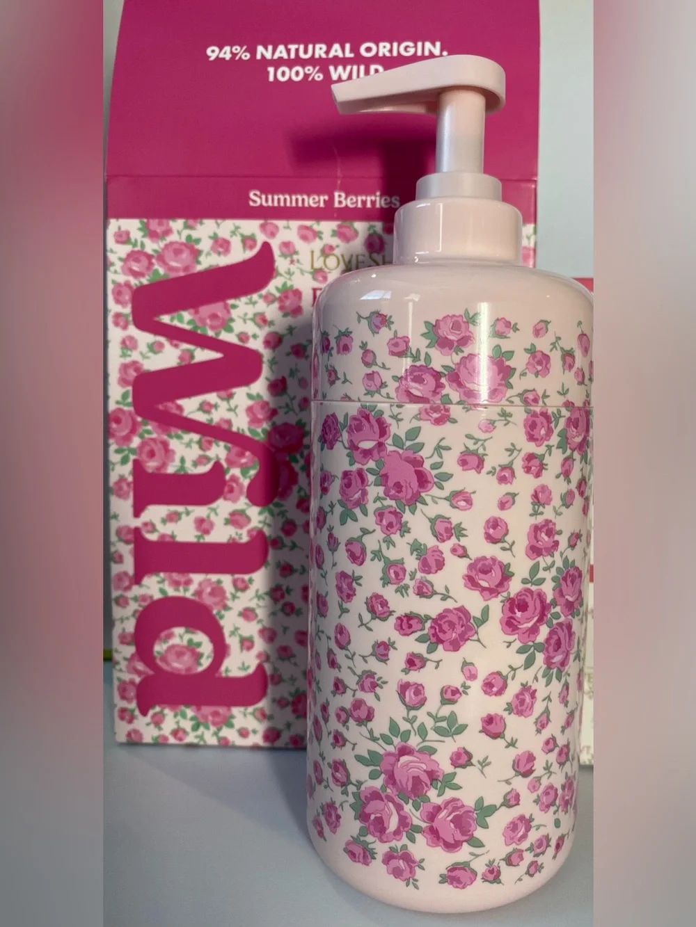 💗 LoveShackFancy x Target Refillable Body Wash 💗 Roseheart Wild Summer Berries
